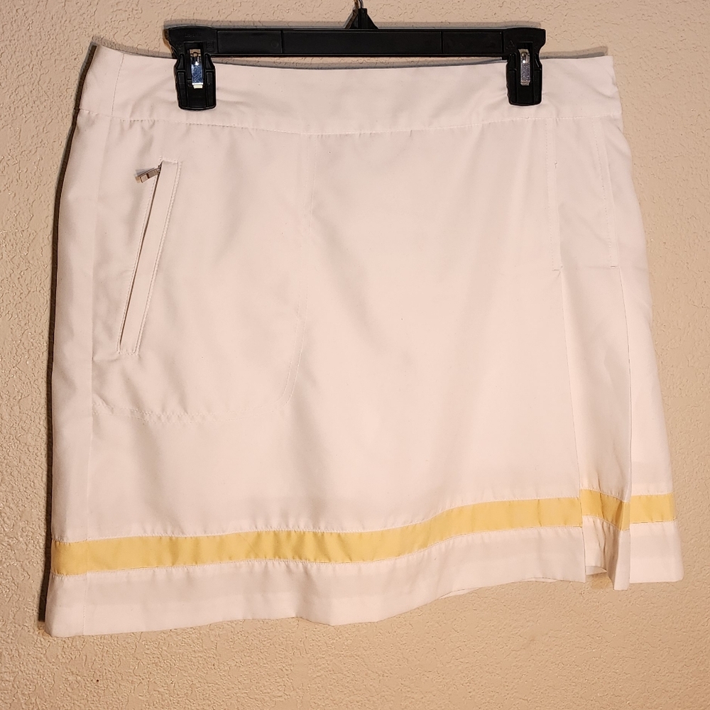 White and Yellow Skirt